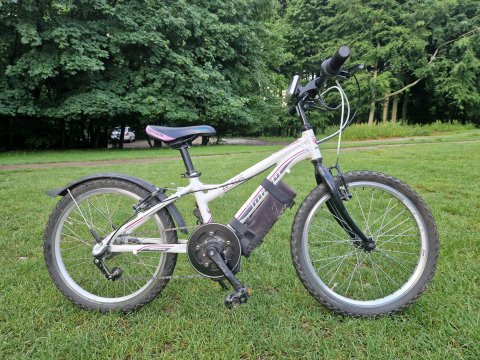 036 eBike detský pre 120 - 135cm